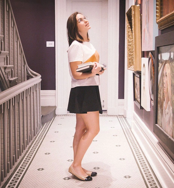 Ja-Vie Black & Gold Jelly Flats: Effortless Chic & Gel-Like Comfort.